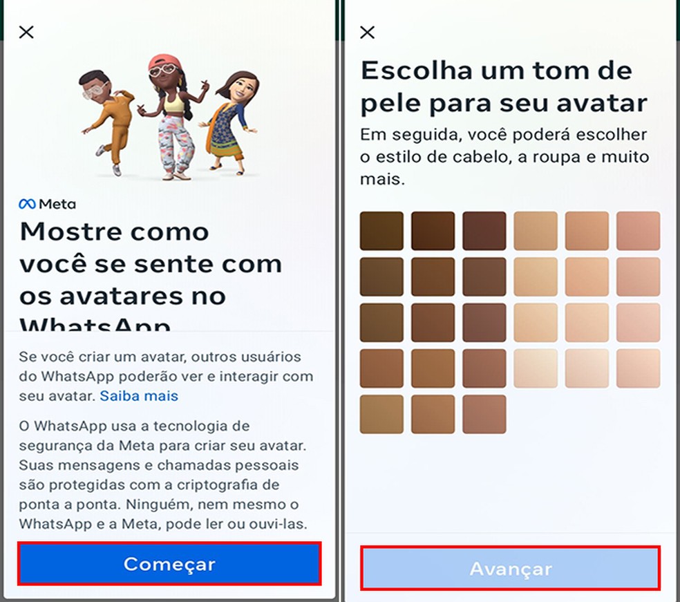 Tutorial ensina como criar bonequinho no WhatsApp  — Foto: Reprodução/Flávia Fernandes