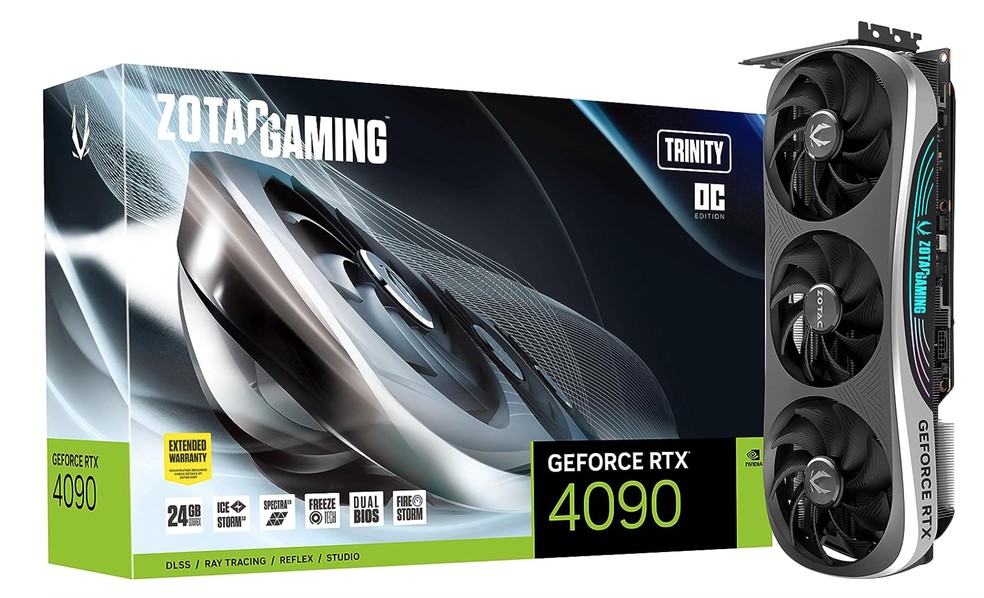 Zotac Nvidia GeForce RTX 4090 — Foto: Divulgação/Zotac