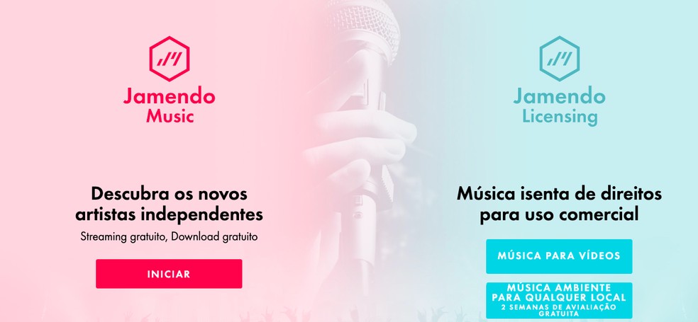 Jamendo é ideal para artistas independentes distribuirem suas músicas — Foto: Reprodução/Kátia Moura