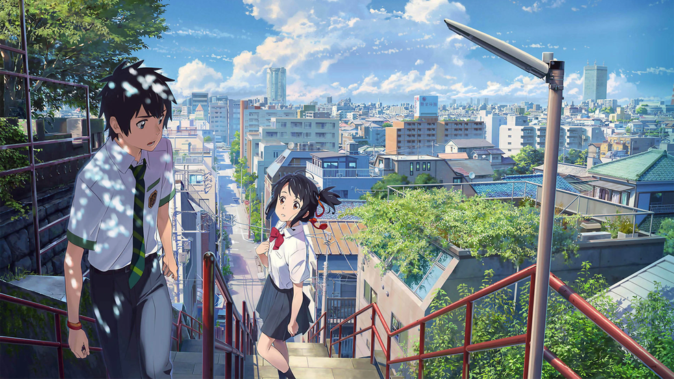 Filme do animador japonês Makoto Shinkai mostra o relacionamento de dois jovens conectados pelos seus sonhos — Foto: Reprodução/IMDb