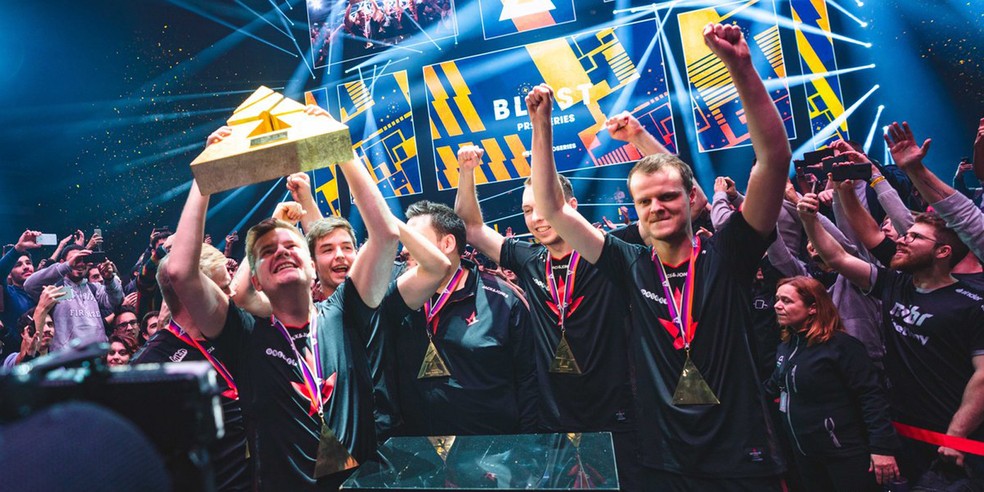 Astralis está no topo do ranking do CS:GO desde 2018 — Foto: Divulgação/BLAST Pro Series