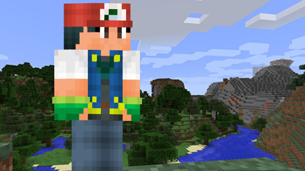 Além de skins para Minecraft é muito comum encontrar mods de Pokémon para o game criados por fãs — Foto: Reprodução/Rafael Monteiro