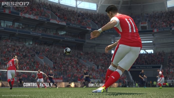 No PS4 Pro, PES 2017 roda em 4K e com uma taxa de frames mais estável