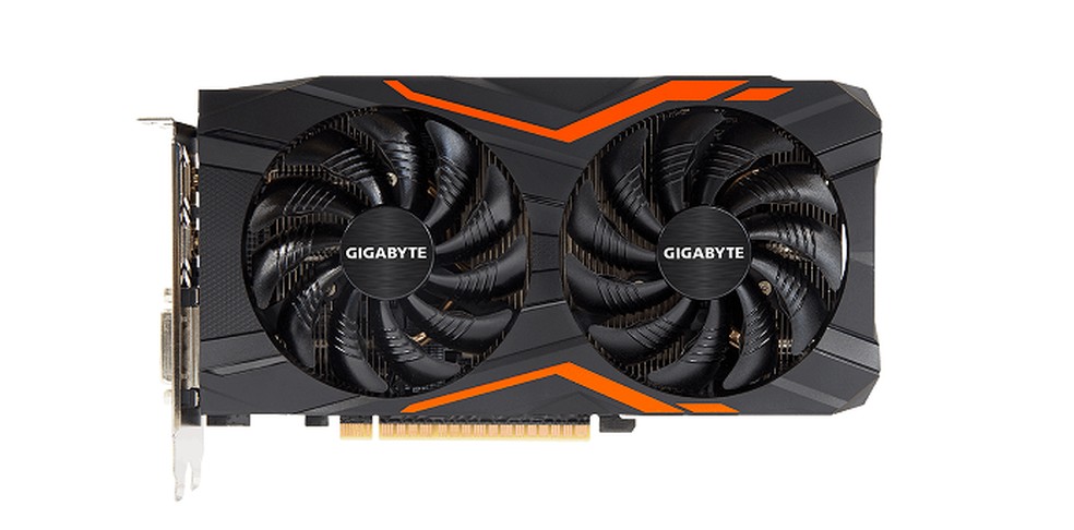 Gigabyte GTX 1050 Ti G1 Gaming traz iluminação RGB  — Foto: Divulgação/Gigabyte