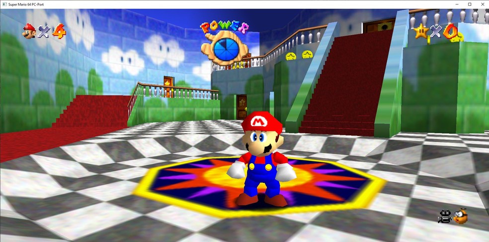 Super Mario 64 é um dos jogos disponibilizados via emulador — Foto: Reprodução/Bago Games