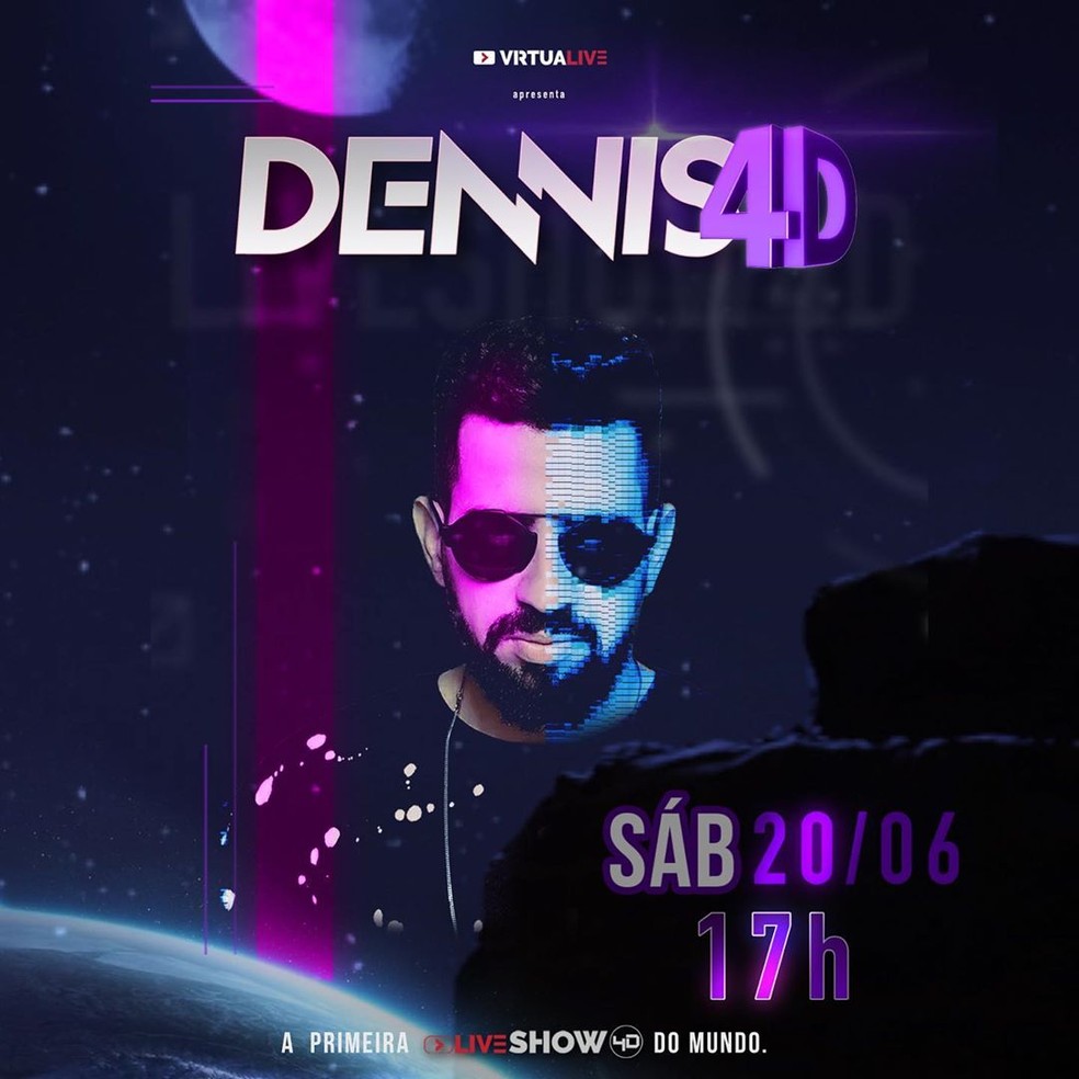 Dennis DJ vai fazer show inovador com tecnologia 4D — Foto: Divulgação