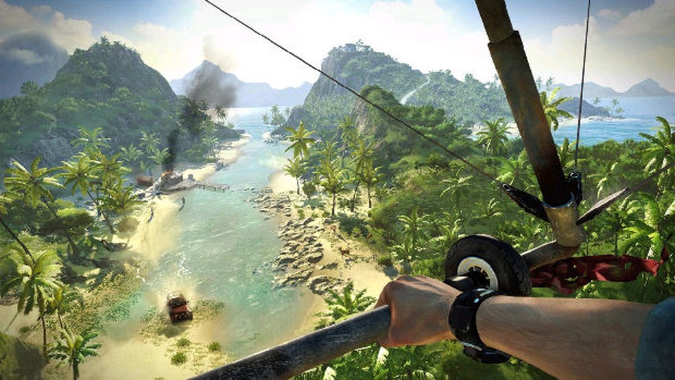 Belas paisagens como esta fizeram de Far Cry 3 um título único (Foto: Reprodução/Edge-Online) — Foto: TechTudo