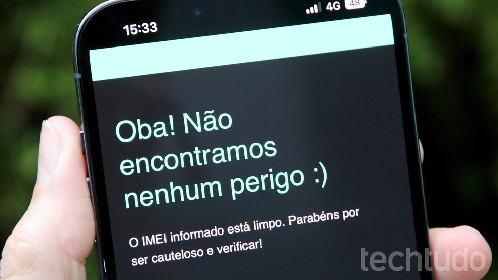 Ferramenta da Axur ajuda a saber se tem um aplicativo espião instalado no seu celular — Foto: Thássius Veloso/TechTudo