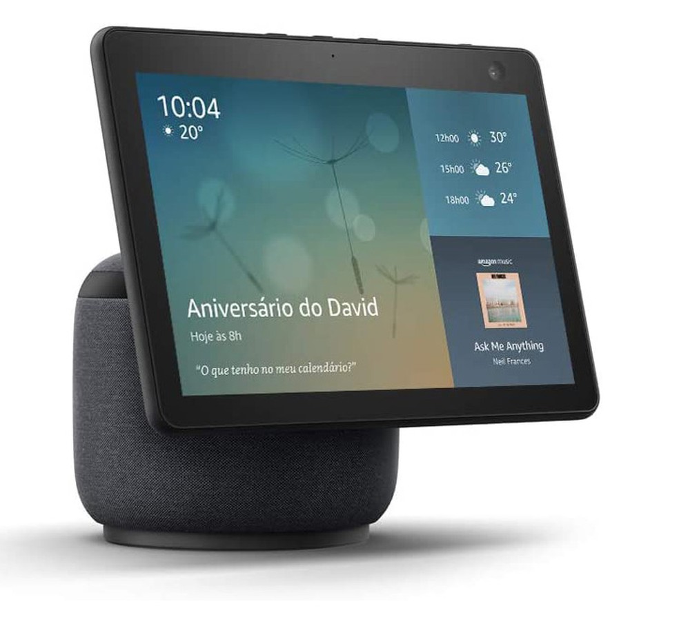 Dispositivos como Echo Show trazem rede Sidewalk embarcada — Foto: Reprodução/Amazon