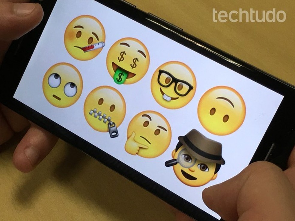 WhatsApp lançou emojis do iPhone no Android em fevereiro (Foto: Luana Marfim/TechTudo) — Foto: TechTudo