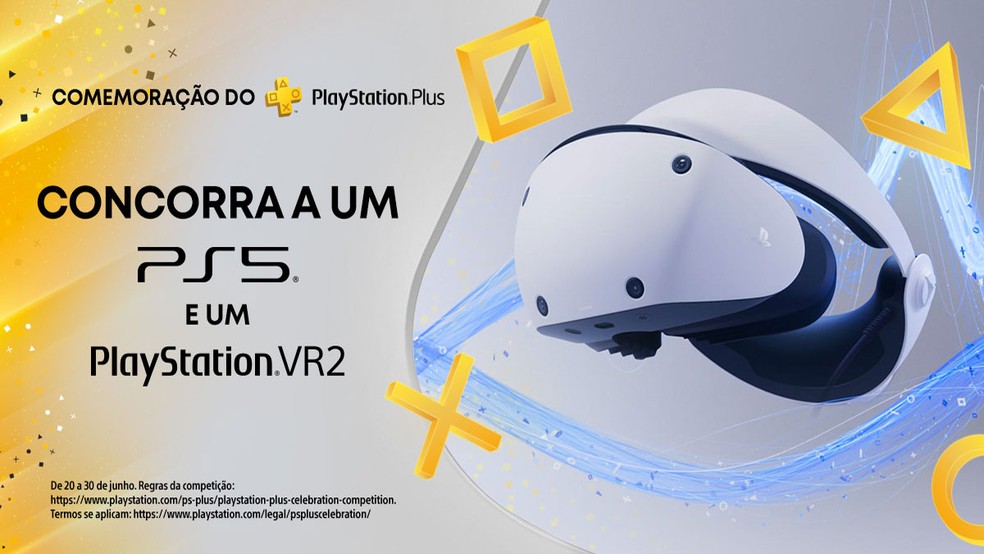 PS Plus celebra 1 ano com sorteio de um PlayStation 5 com visor PS VR 2 — Foto: Reprodução/PlayStation