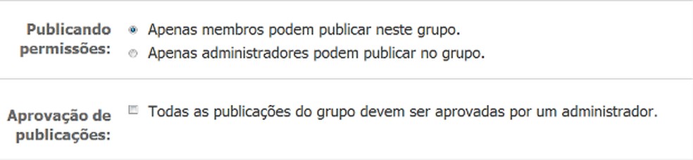 Aprovação de publicações (Foto: Reprodução/Lívia Dâmaso) — Foto: TechTudo