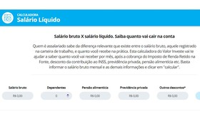 Salário bruto X salário líquido. Saiba quanto cai na conta