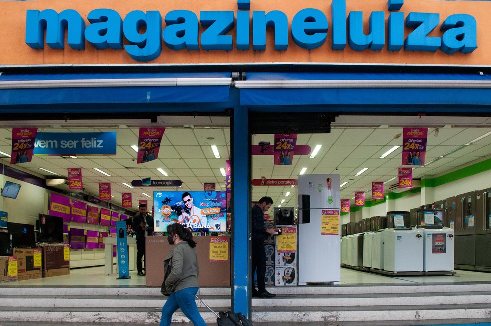 Fachada de loja da Magazine Luiza, em São Paulo — Foto: Ana Paula Paiva/Valor