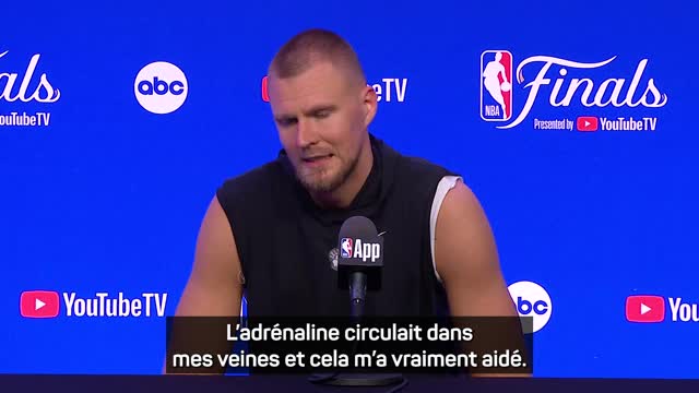 Celtics - Porzingis : "J'ai senti l'adrénaline dans mes veines"