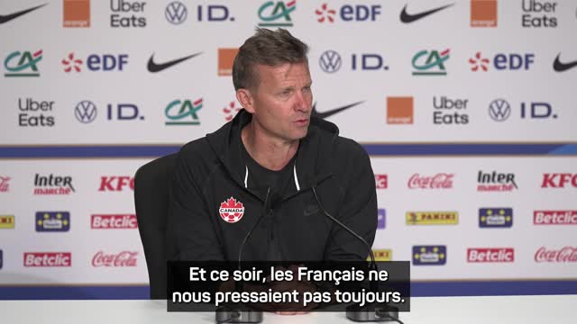 Canada - Marsch : "Si vous jouez contre la France quand Mbappé est là..."