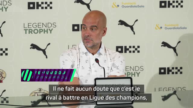 Man. City - Guardiola : “Avec ou sans Mbappé, le Real Madrid est le favori numéro 1”