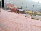 Chuvas deixam desalojados e cidades embaixo d'água no Sul de Minas