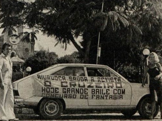 Foto de quando a Revista Cruzeiro cobriu o Carnaval de Aiuruoca (Foto: Revista O Cruzeiro/Arquivo Câmara Municipal de Aiuruoca)