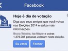 Eleições brasileiras foram as mais comentadas da história do Facebook