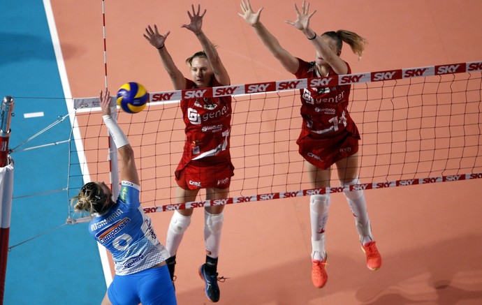 Minas x Vôlei Bauru, Superliga feminina (Foto: Orlando Bento / Minas TC)