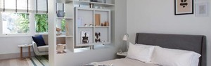 Painel vazado é ótima forma de dividir o ambiente (Reprodução/Houzz)