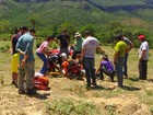 Homem cai de parapente no Entorno do DF e é socorrido em helicóptero