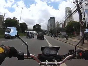 Moto no trânsito - visibilidade