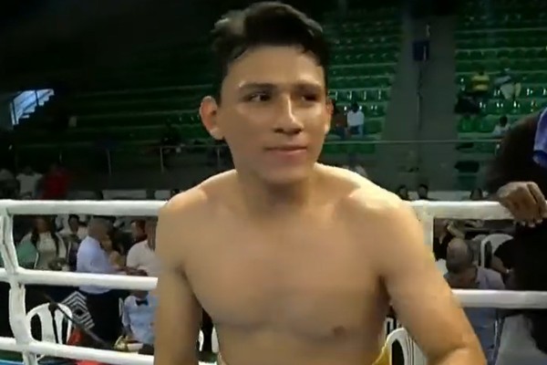 O boxeador Luis Quiñones  (Foto: Reprodução/Twitter)