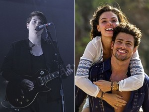 Remy, cantora do The xx, e Cauã Reymond e Isis Valverde em &#39;Amores roubados&#39; (Foto: Mario Anzuoni/Reuters e TV Globo)