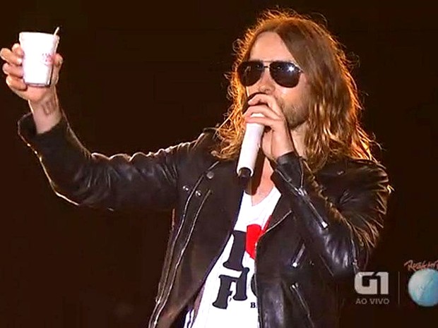 Jared Leto (Foto: TV Globo)