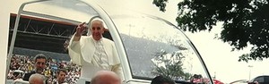 5 momentos do Papa Francisco em Aparecida (Reprodução/TV Rio Sul)