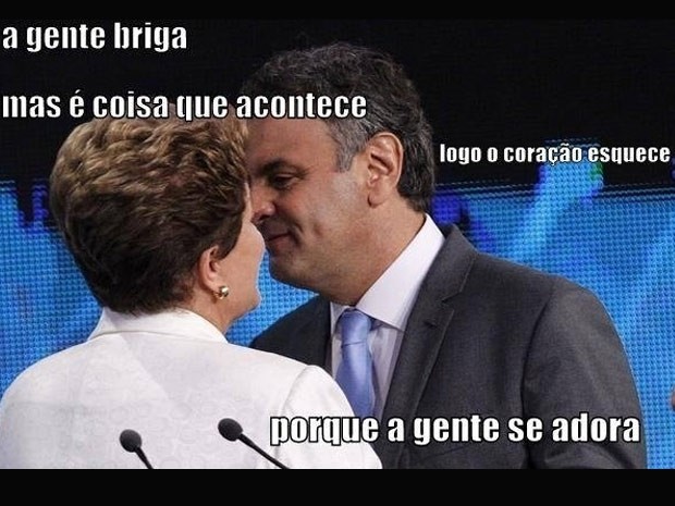 meme - dilma x aécio (Foto: Reprodução)