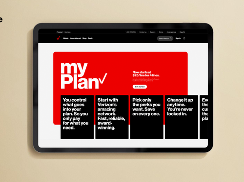 Verizon MyPlan Before