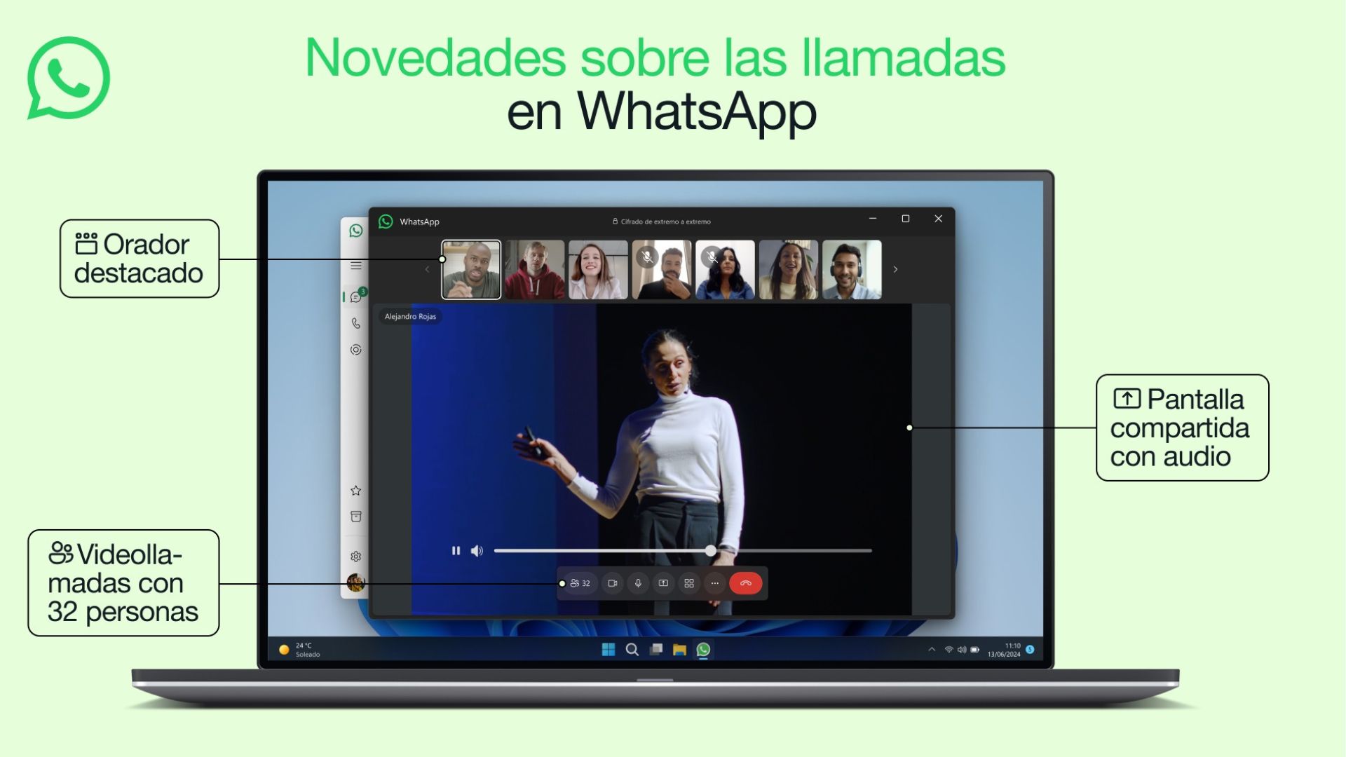 imagen de WhatsApp permitirá, en todos 