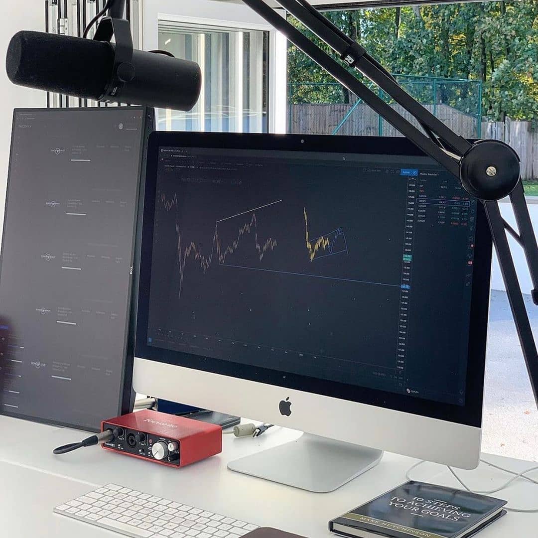 Gráfico de TradingView en @trading.is.mylife de Instagram