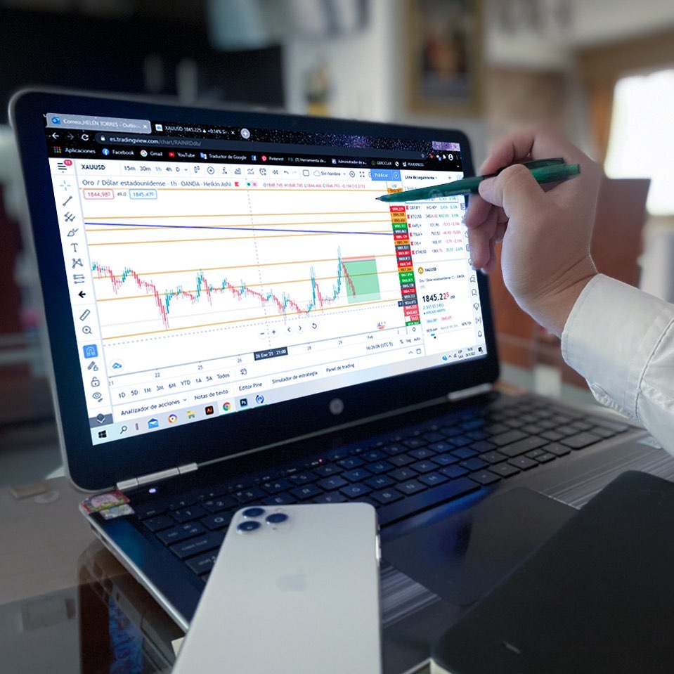 Gráfico de TradingView en @danielllgaleano de Instagram