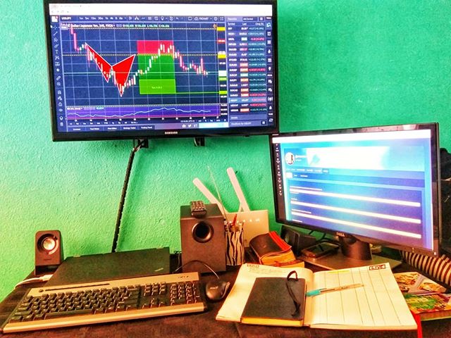 Gráfico de TradingView en @akilstokesrtm de Instagram