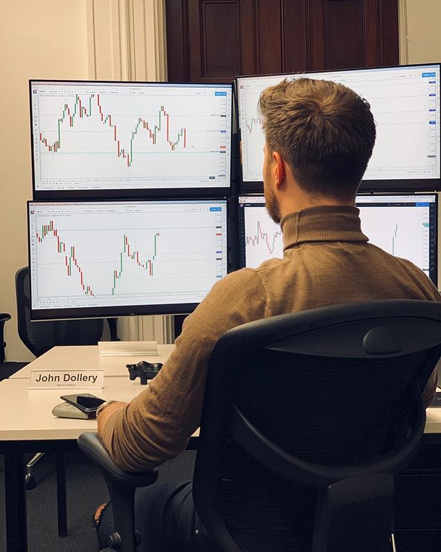 رسم بياني من TradingView على حساب إنستغرام @johndollery