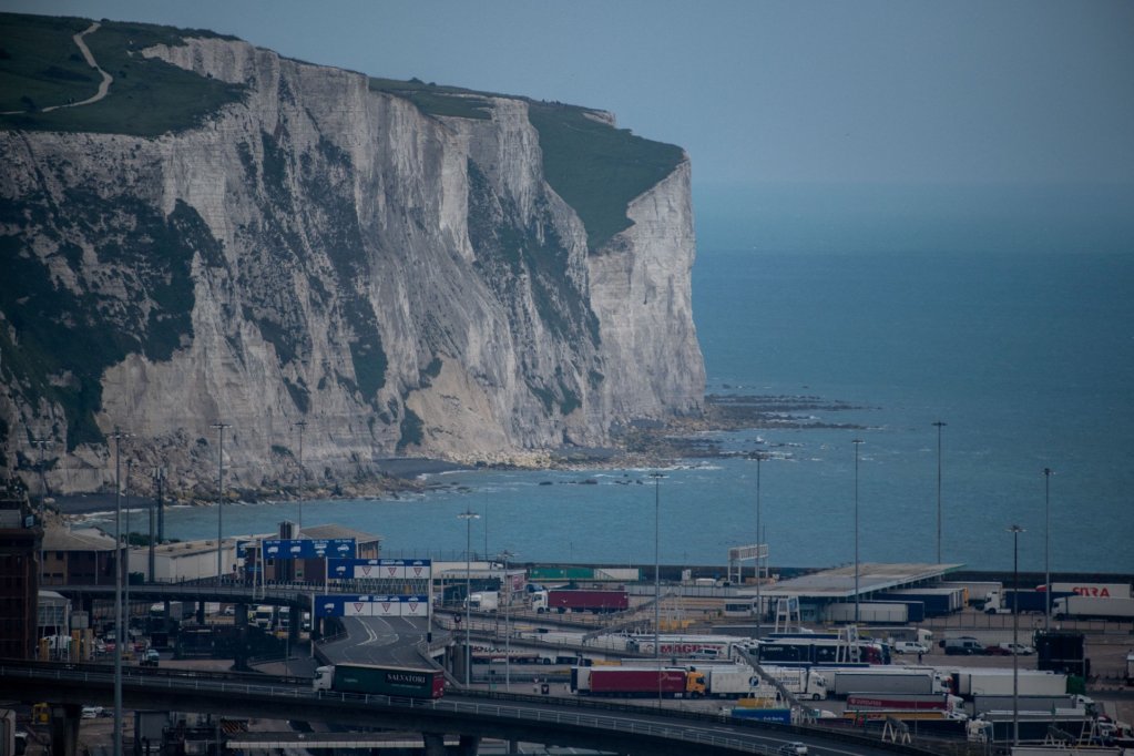 Le port de Douvres où débarquent les migrants interceptés dans la Manche par les Britanniques. Crédit : Reuters