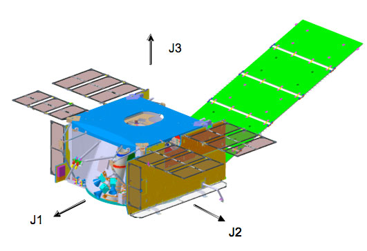 Engineering Diagram 1 of the Spacecraft bus