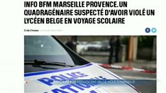 Un Belge de 18 ans violé lors d'un voyage scolaire à Marseille