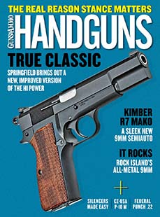 Latest issue of Handguns Magazine