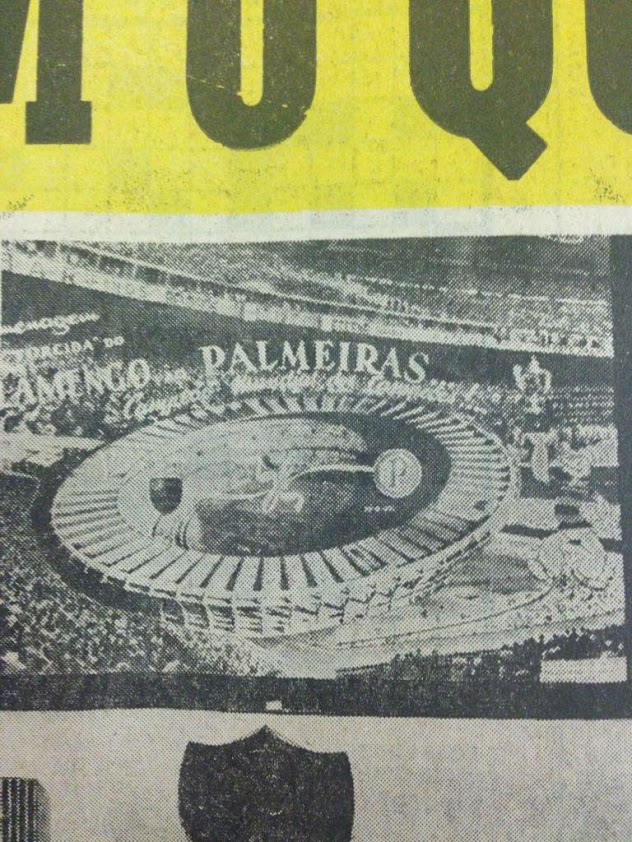 Flamengo sauda Palmeiras em 1951