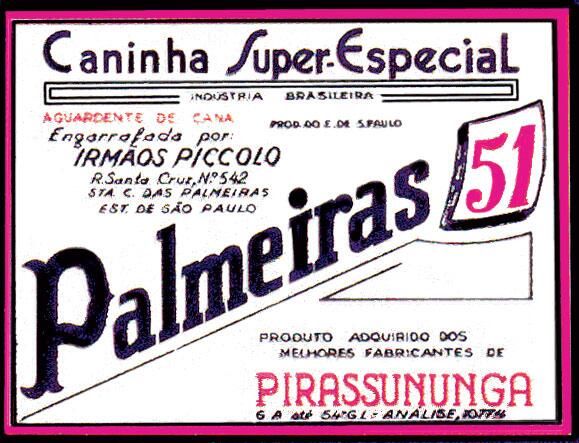 Cachaça com o nome em homenagem à conquista de 1951