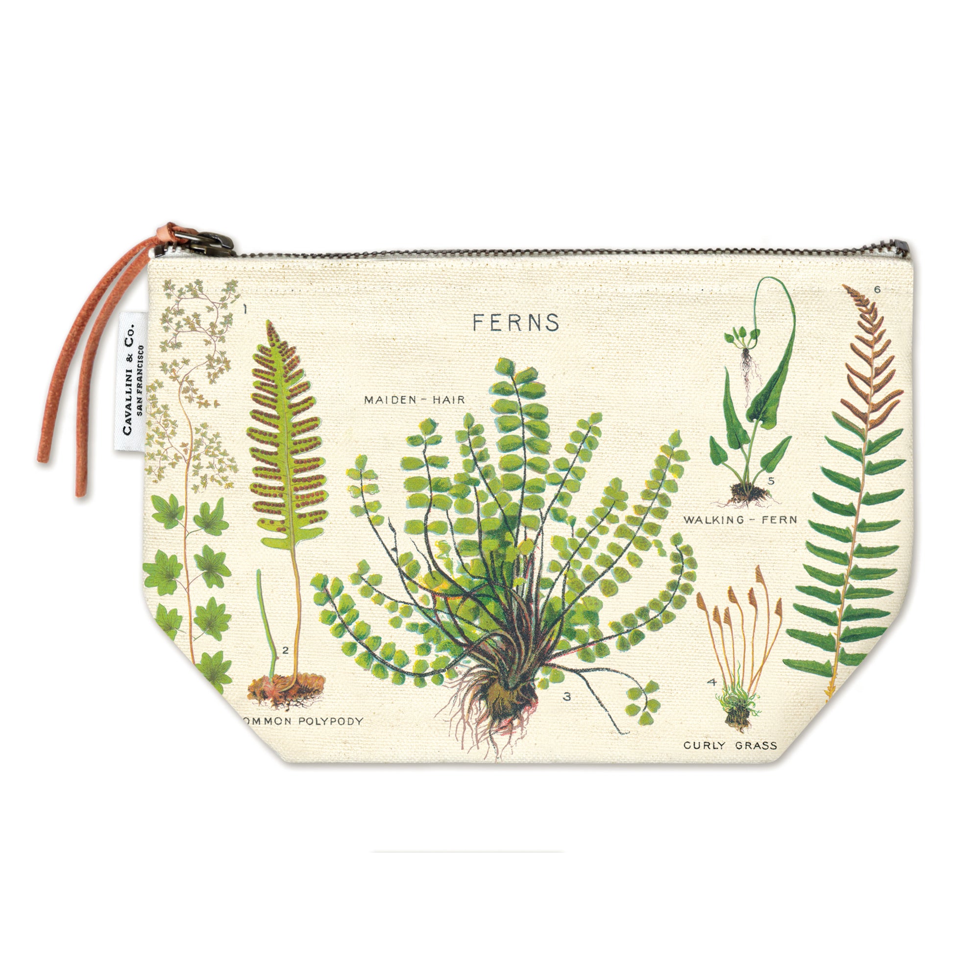 Fern Zippered Pouch | Getty Store