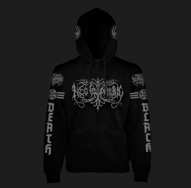 NECROPHOBIC ”IN NOMINE DEI NOSTRI SATANAS” ZIP HOOD