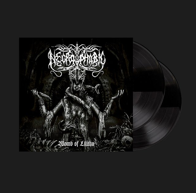 NECROPHOBIC "WOMB OF LILITHU" 2 X VINYL - BLACK