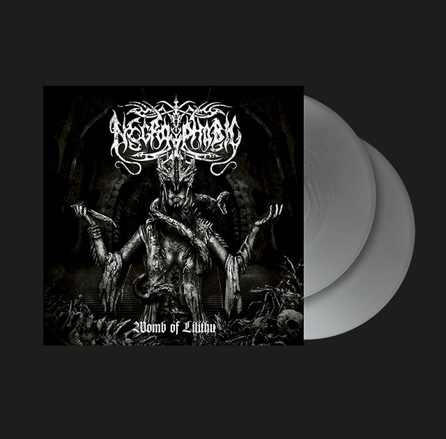 NECROPHOBIC "WOMB OF LILITHU" LIMITED 2 X VINYL - SILVER