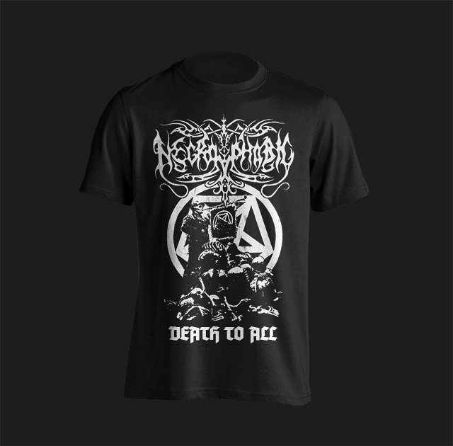 NECROPHOBIC ”DEATH TO ALL - HORNBLOWER” T-SHIRT